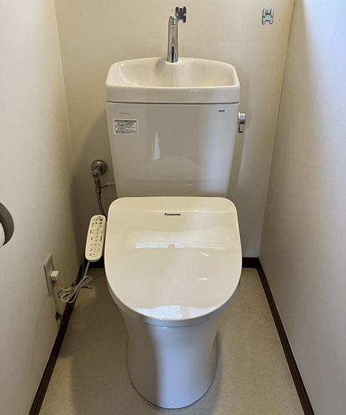 TOTOのピュアレストQRにトイレ交換