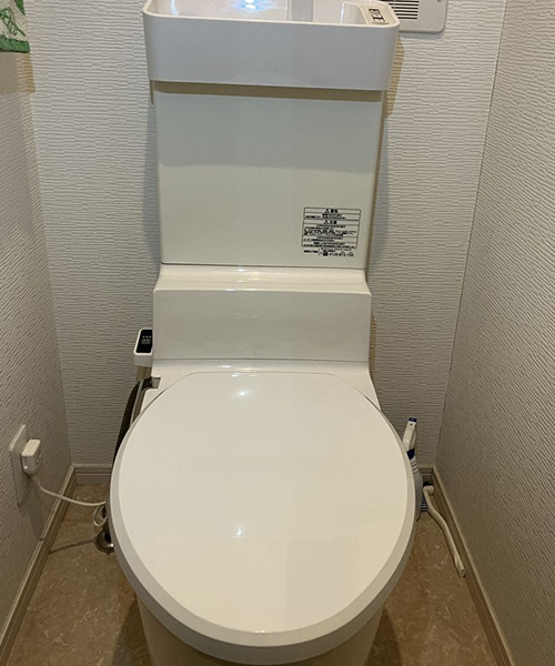 普通便座を取り付け